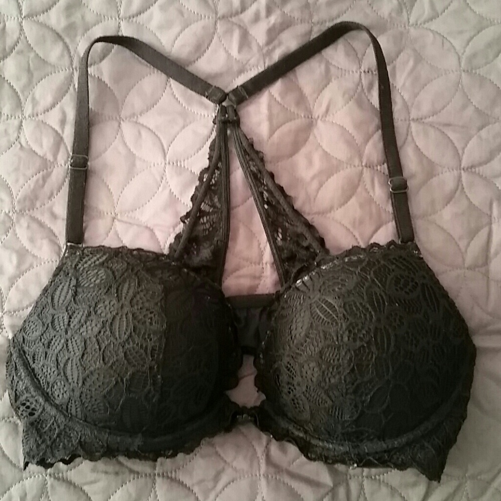 VS PINK Date Racerback bra 36C Black